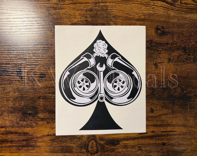 Turbo Spade Decal