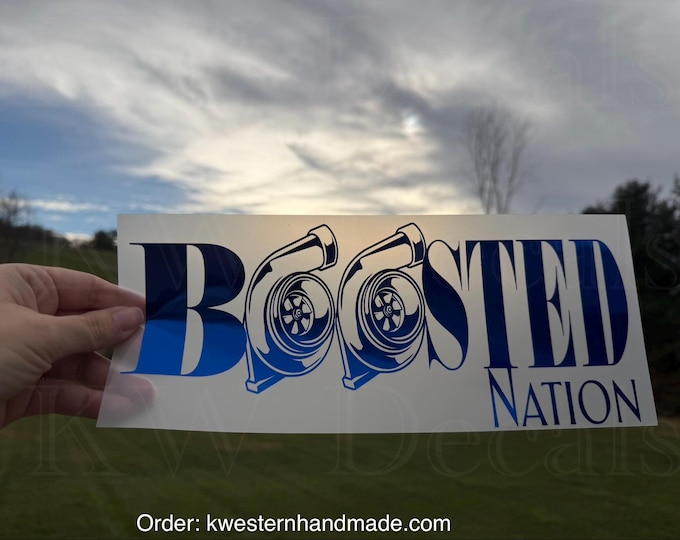 Boosted Nation Decal