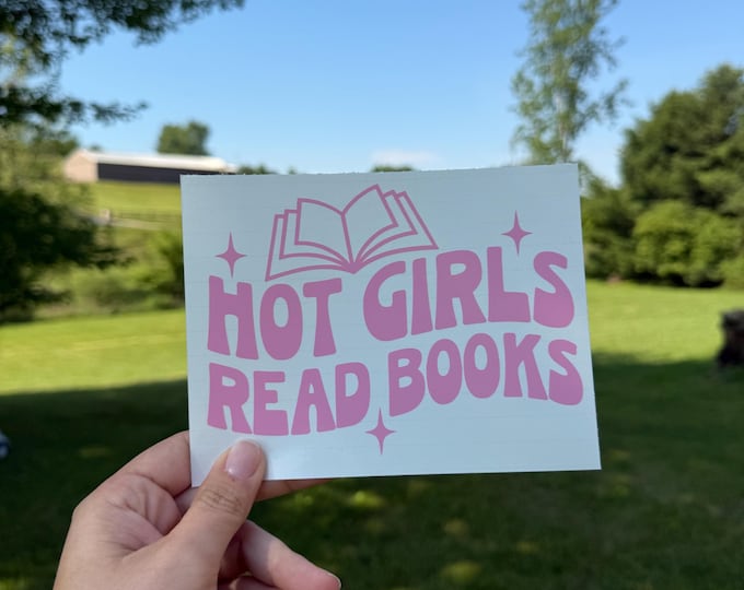 Pretty Girls Read Decal | BookTok | Books | Romance | Fantasy