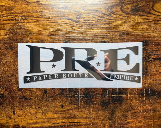 PRE Decal | P.R.E. Decal | Paper Route Empire | Sticker | Young Dolph