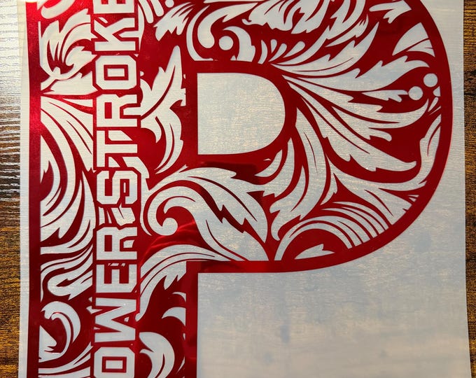 Powerstroke Tooled Decal 2 / Turbo Diesel Decal/Sticker/Western