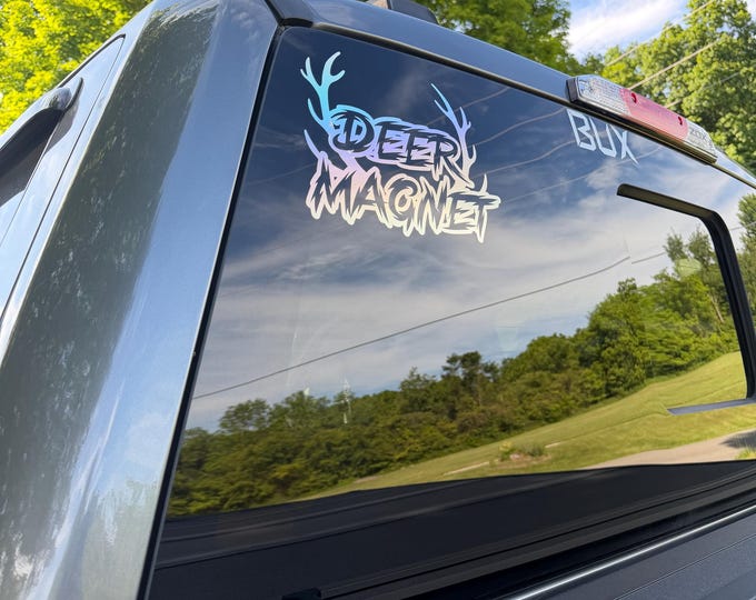 Deer Magnet Decal | Hunting | Truck | Car | Buck | Antlers