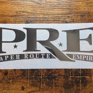 PRE Decal | P.R.E. Decal | Paper Route Empire | Sticker | Young Dolph ...