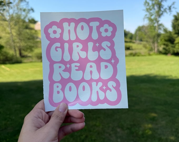 Pretty Girls Read Decal 6 | BookTok | Books | Romance | Fantasy