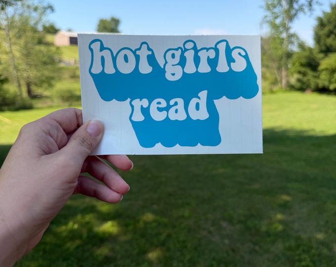 Pretty Girls Read Decal 2 | BookTok | Books | Romance | Fantasy