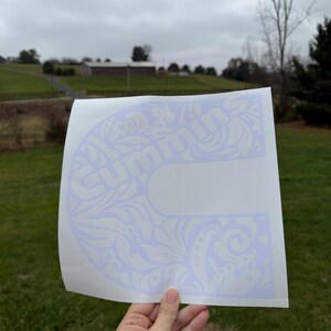 Tooled Cummins / Turbo Diesel Decal/Sticker Peterbilt Cummins Duramax CAT Power Stroke image 1