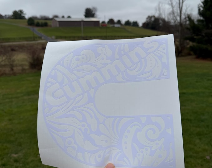 Tooled Cummins Decal