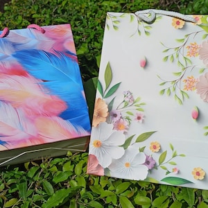 Paper gift bags Stylish Premium quality Jewelry shopping bag, clothes shopping bag, Gift bag, Goody bag
