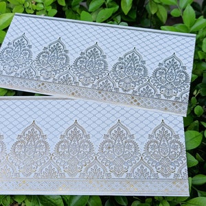 Envelope Set 20 Elegante Premium Hochzeit / Schenken / Geld / Bargeld Umschläge, Shaadi, Shagun, Babypartygeschenk, Roka.