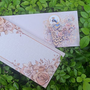 Envelope Set 20 Elegante Premium Hochzeitsumschläge Geldgeschenk, Shaadi, Shagun, Babypartygeschenk, Roka.