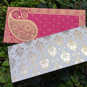 Set of 20 Elegant Premium envelope for wedding, shaadi, money, cash, currency, Roka and Puja