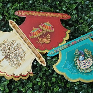 Enveloppenset van 15 handgemaakte premium enveloppen huwelijkscadeau geld contant geld enveloppen shaadi shagun kraamcadeau Roka