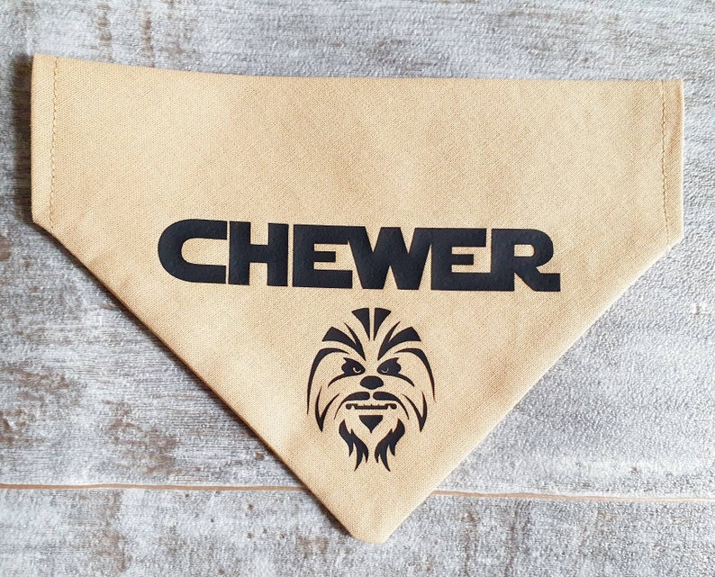 Star Wars Dog Bandana Chewie Chewer Dog Bandana Star Wars image 1