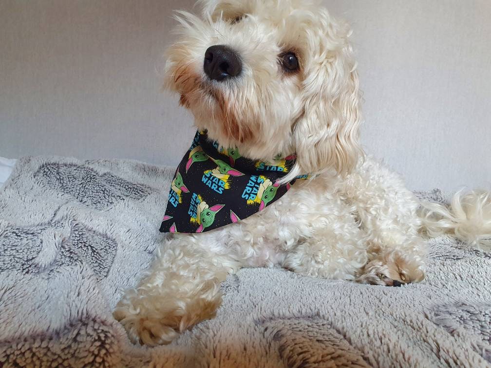 Baby Yoda Hund Bandana Star Wars Hund Bandana Baby Yoda Etsy