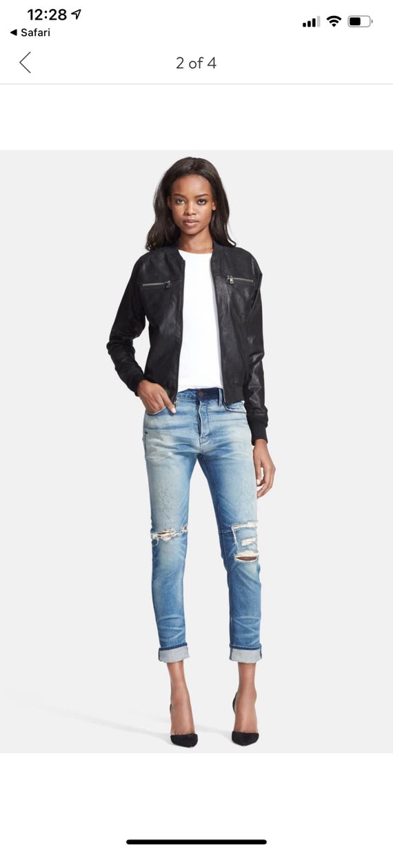 RtA Leather Bomber