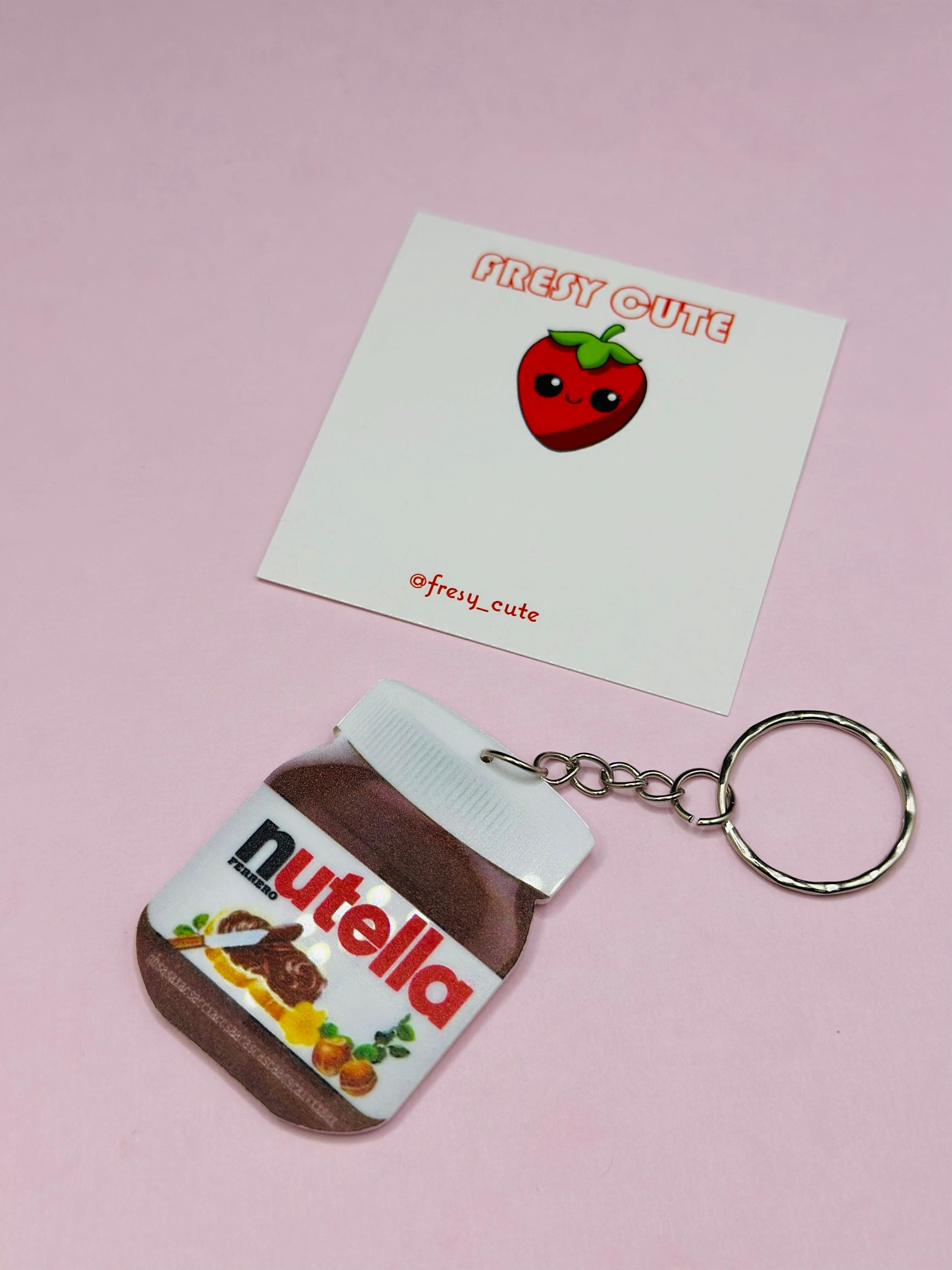Nutella Keychain, Chocolate, Cacao, Cute, Etsy