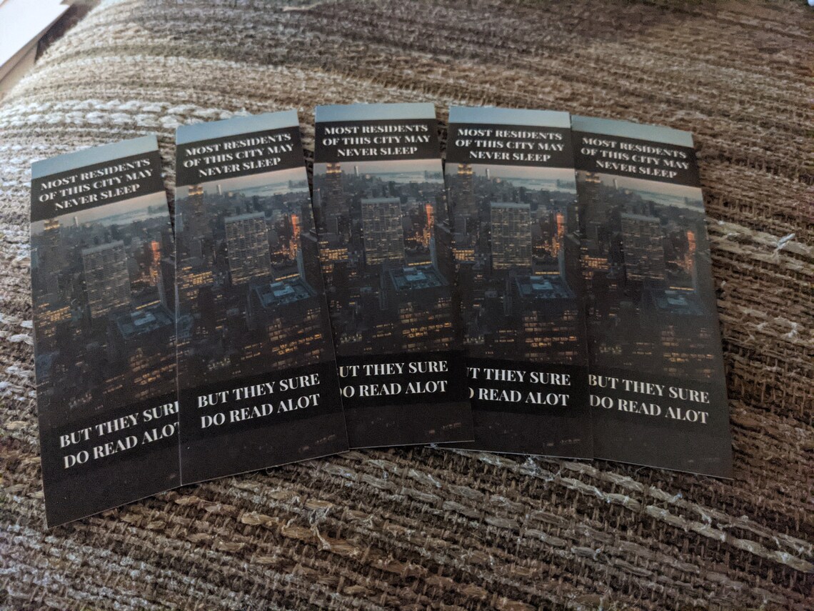 New York City Bookmarks pack of 1 Etsy