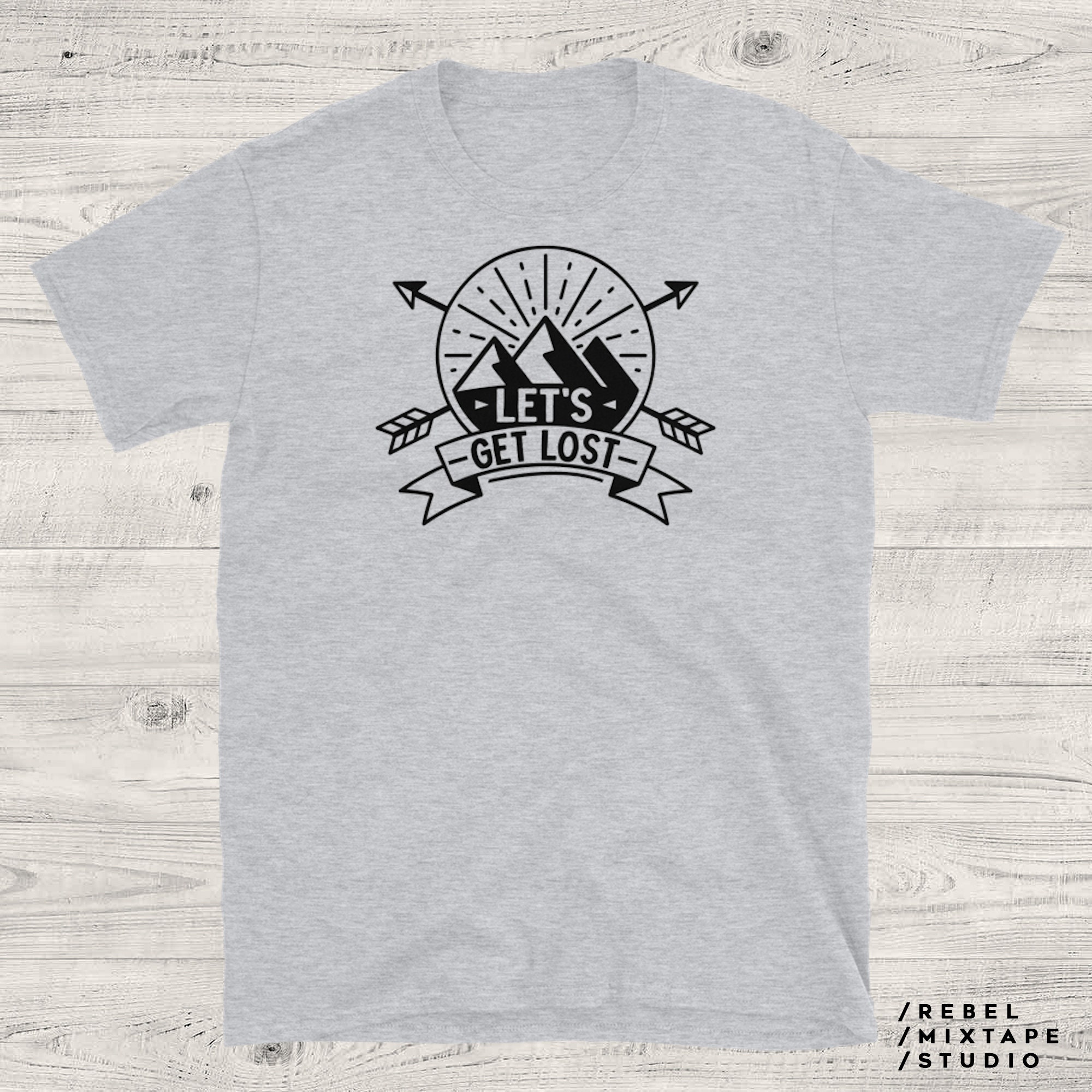 LET'S GET LOST T-shirt, Unisex • Cute Funny Camping Shirt, Stylish