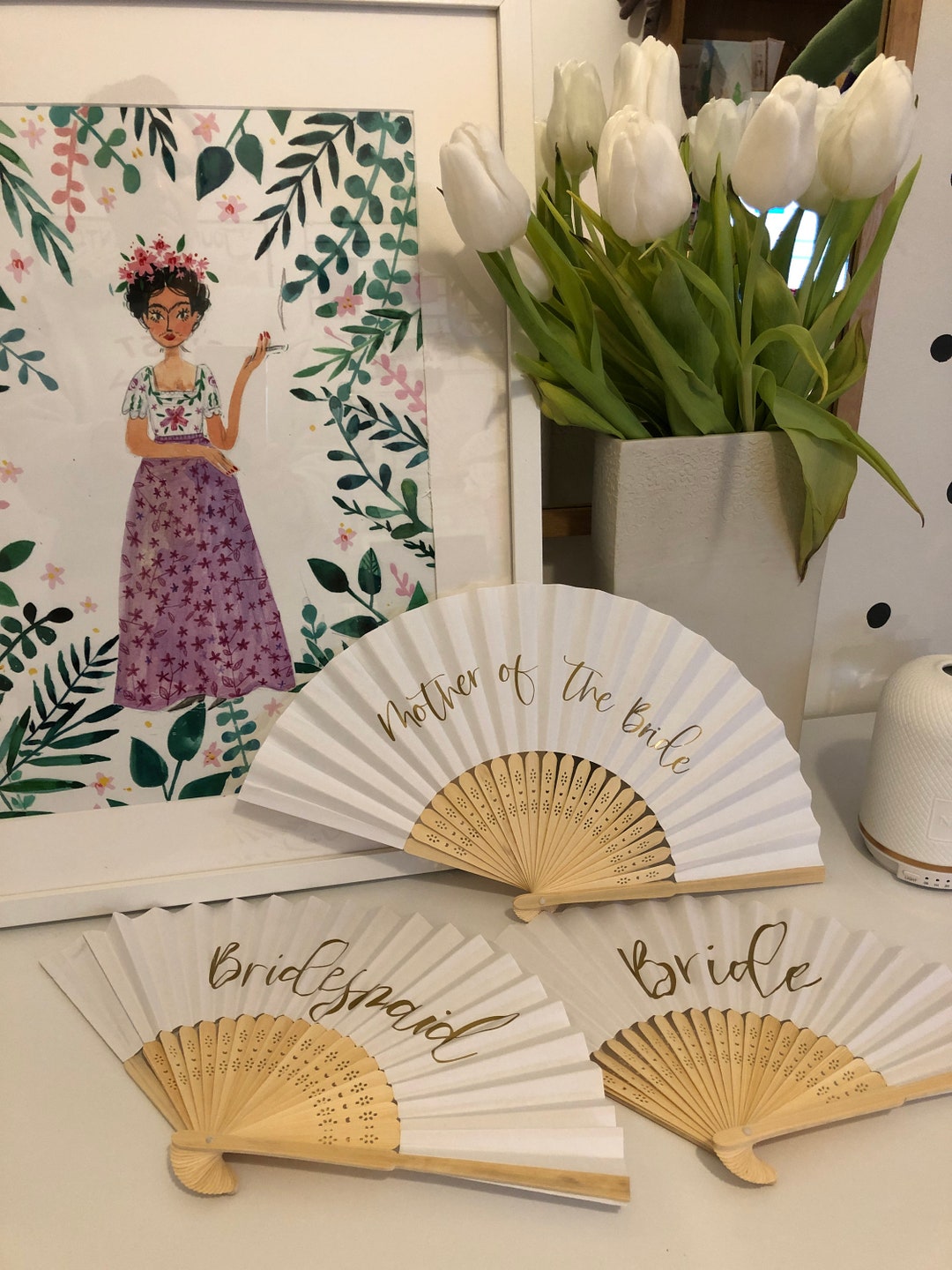 Personalised Paper Hand Held Fans Etsy UK