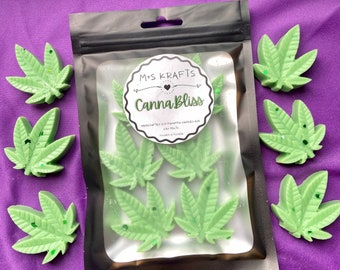 CannaBliss Wax Melts - Marijuana Leaf (highly scented)