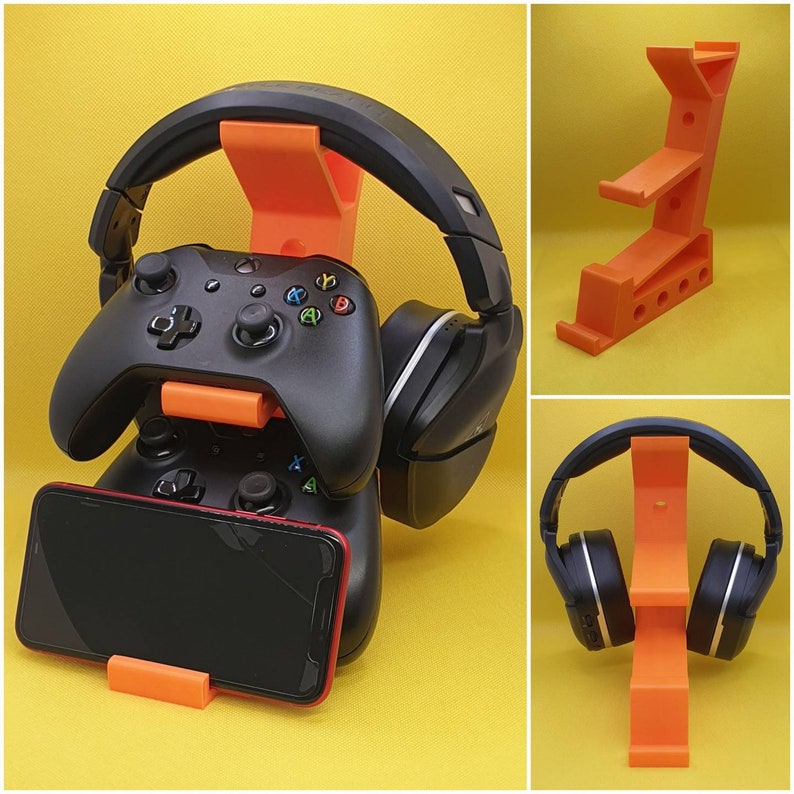 Xbox controller Stand phone holder headset Etsy