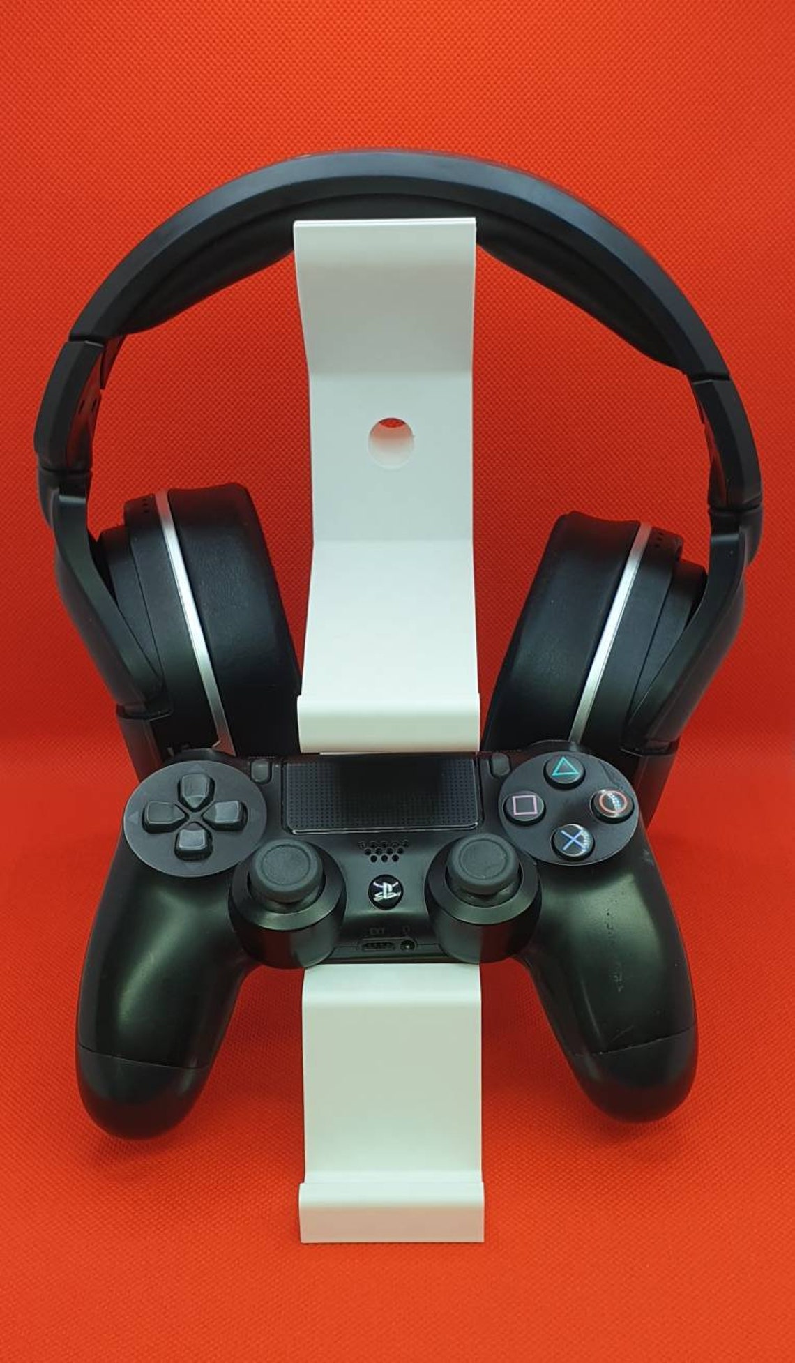 Ps4 controller Stand phone holder headset Etsy