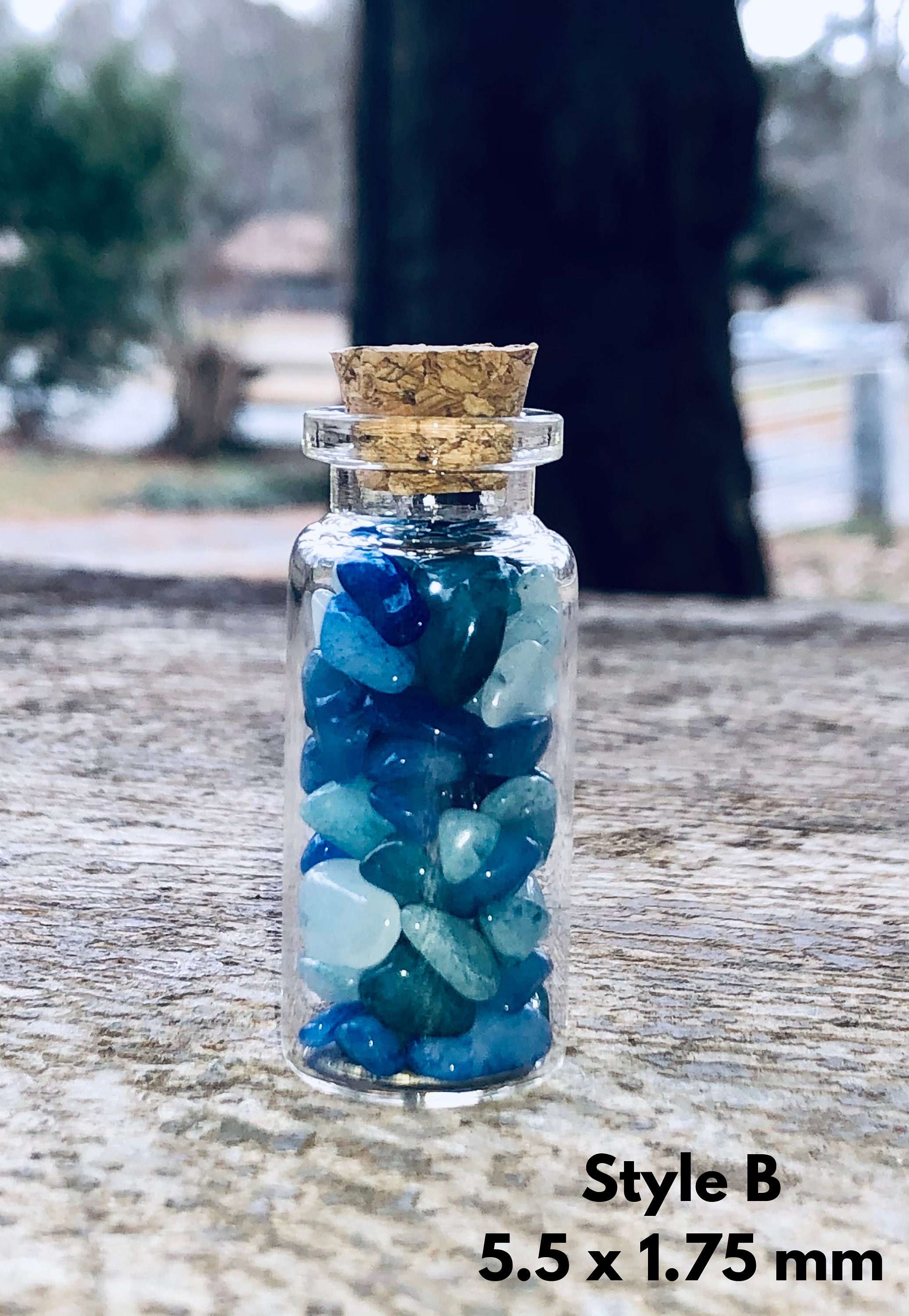 Crystal Jars Medium Crystal Jars Crystal Jar Pendant Etsy