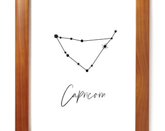 Capricorn Constellation Print