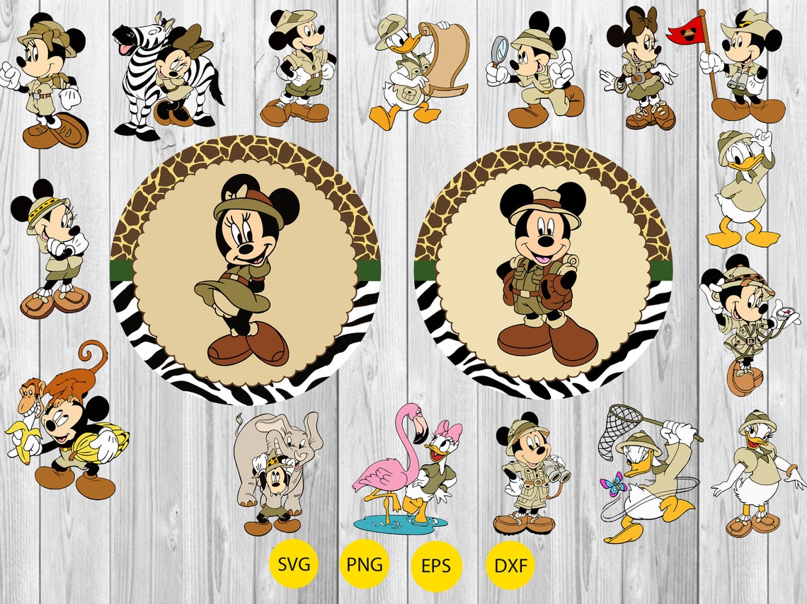 Disney Animal Kingdom Bundle Svg Mickey Mouse Svg Disney | Etsy