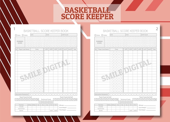 Printable Basketball Score Sheet - Il 570xN.3533190226 Cjqj