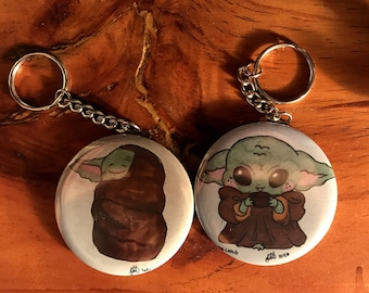 Llaveros Baby Yoda