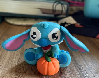 Halloween, Figura Stitch Edición Limitada, Experimento 626, figura hecha a mano