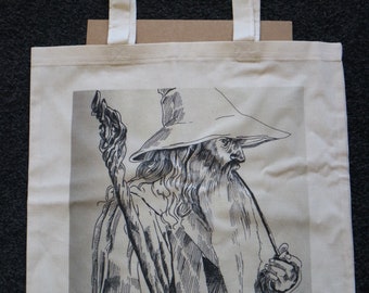Gandalf the Grey, Canvas Tote Bag