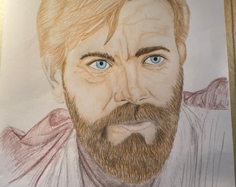 Dibujo de Obi-Wan Kenobi: Star Wars: La venganza de los Sith (Descarga digital)