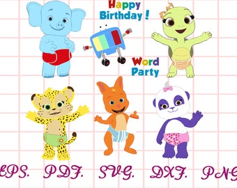 Download Word Party Svg Etsy