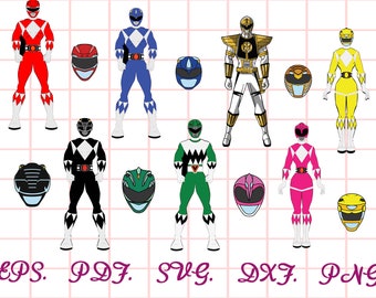 Download Power Ranger Art Etsy