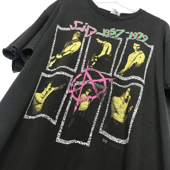 Mid-90s Faded Thrashed Repaired Sid Vicious Tee