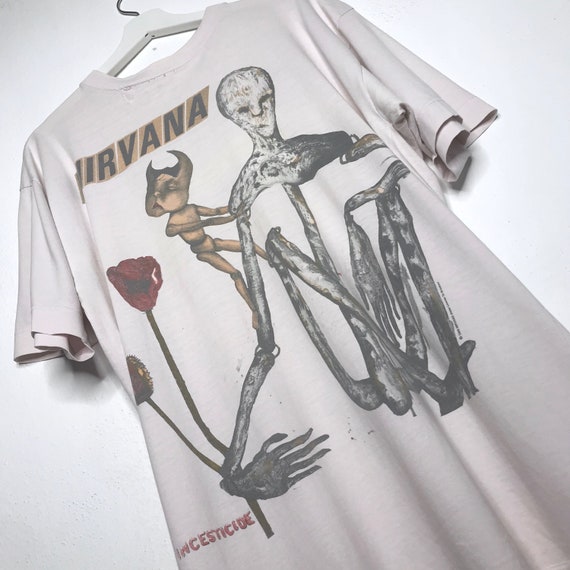 1993 Faded Repaired White Nirvana Incesticide / Fu