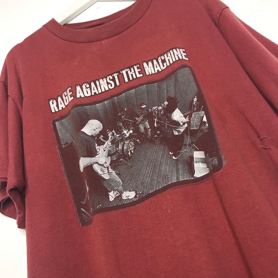 1997 Faded Repaired Rage Against The Machine Tee