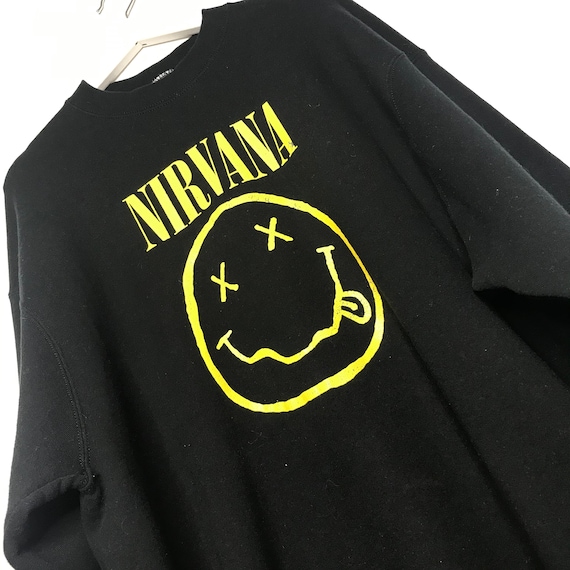 Early 1990s Nirvana Smiley Face Sweatshirt