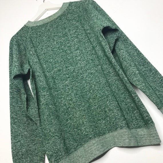 1970s Heather Green Blank Sweatshirt