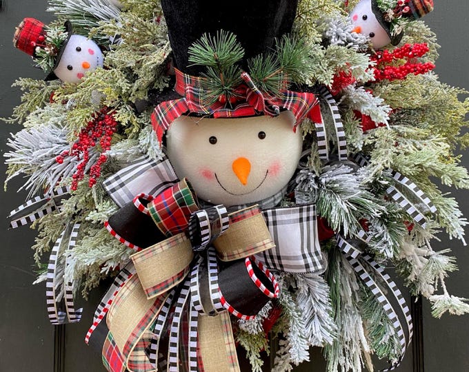 Christmas wreath, greenery wreath, winter wreath
