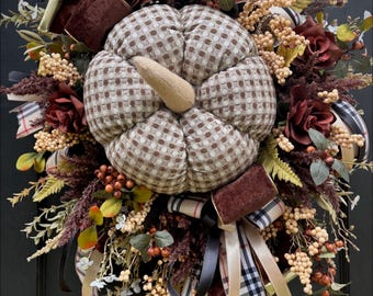 Fall  wreath for front door