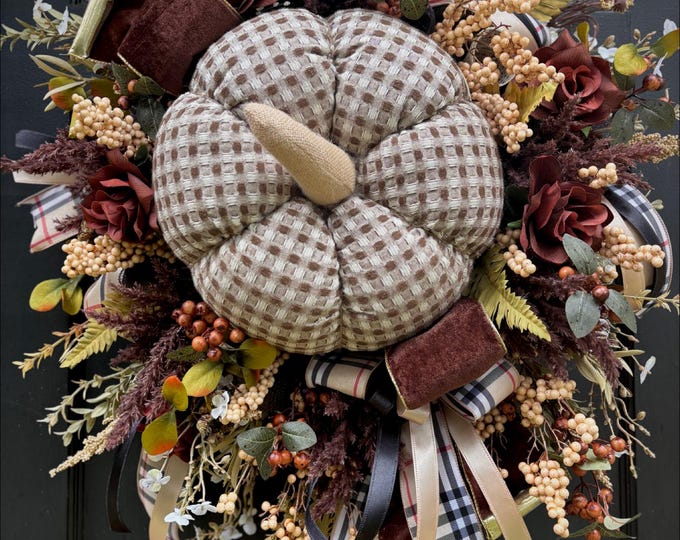 Fall  wreath for front door