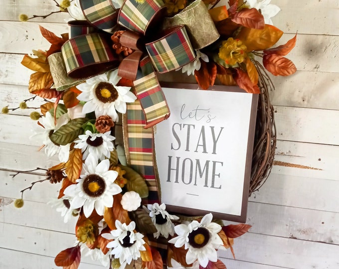 Fall Grapevine Wreath, Wreath for front Door, Fall Decor, Autumn, Farmhouse Decor