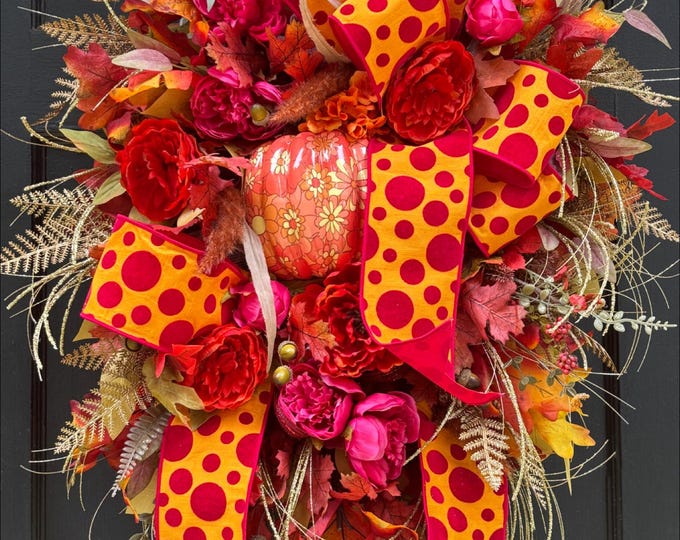 Fall  wreath for front door