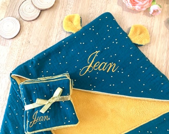 Cape De Bain Bebe Personnalisee Etsy