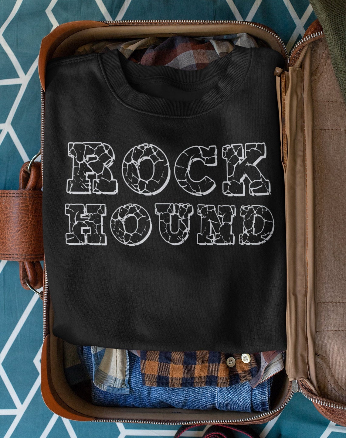 Rock Hound Shirt Rock Lover TShirt Geologist Sweatshirt Etsy.de