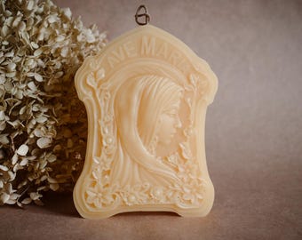 Ave Maria Beeswax Candle