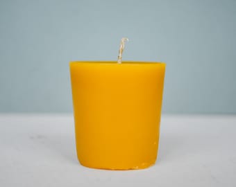 100% Beeswax Votive Candles - set of 4